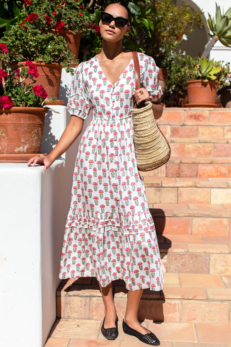 Tomas Dress - Rouge Violette