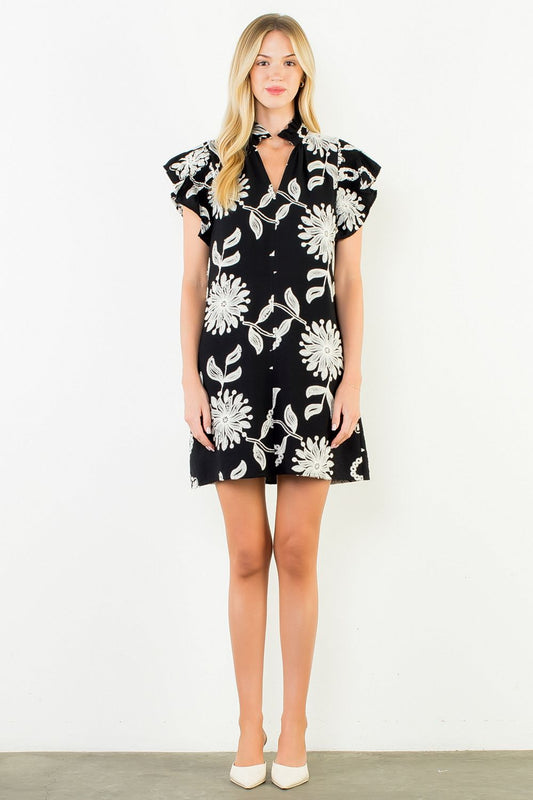 Embroidered Jasmine Dress