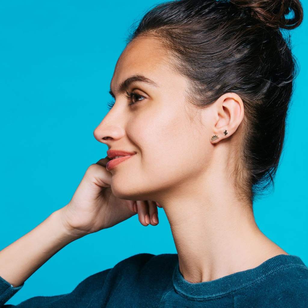 Cactus Stud Earrings