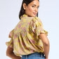 Marnie Top - Citron Floral