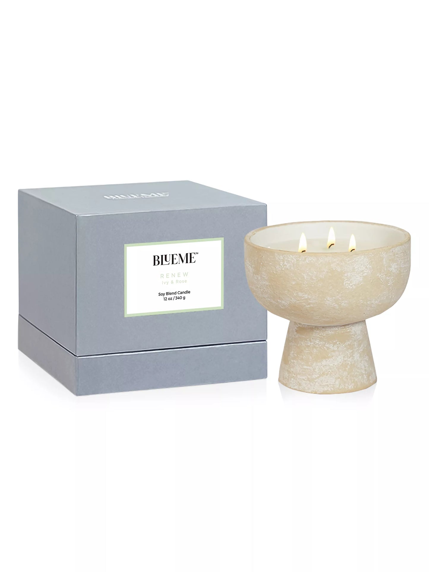 Renew - Ivy & Rose Ceramic Refillable Candle