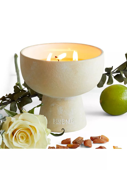 Focus- Eucalyptus & Lime Ceramic Refillable Candle