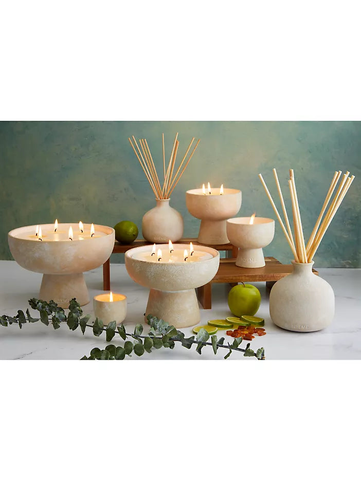 Focus- Eucalyptus & Lime Ceramic Refillable Candle