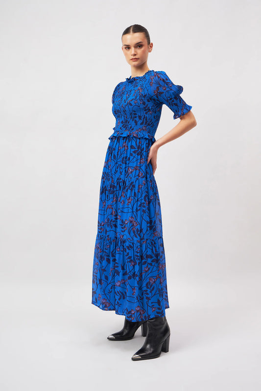 Klara Dress - Majorelle Indigo