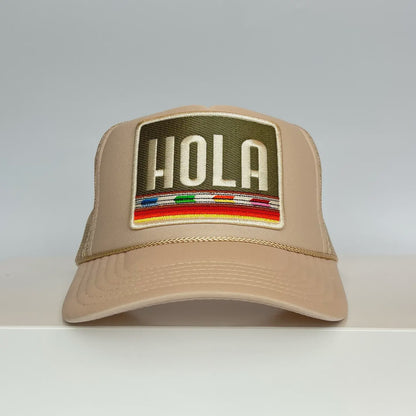Hola Trucker Hat - Cream