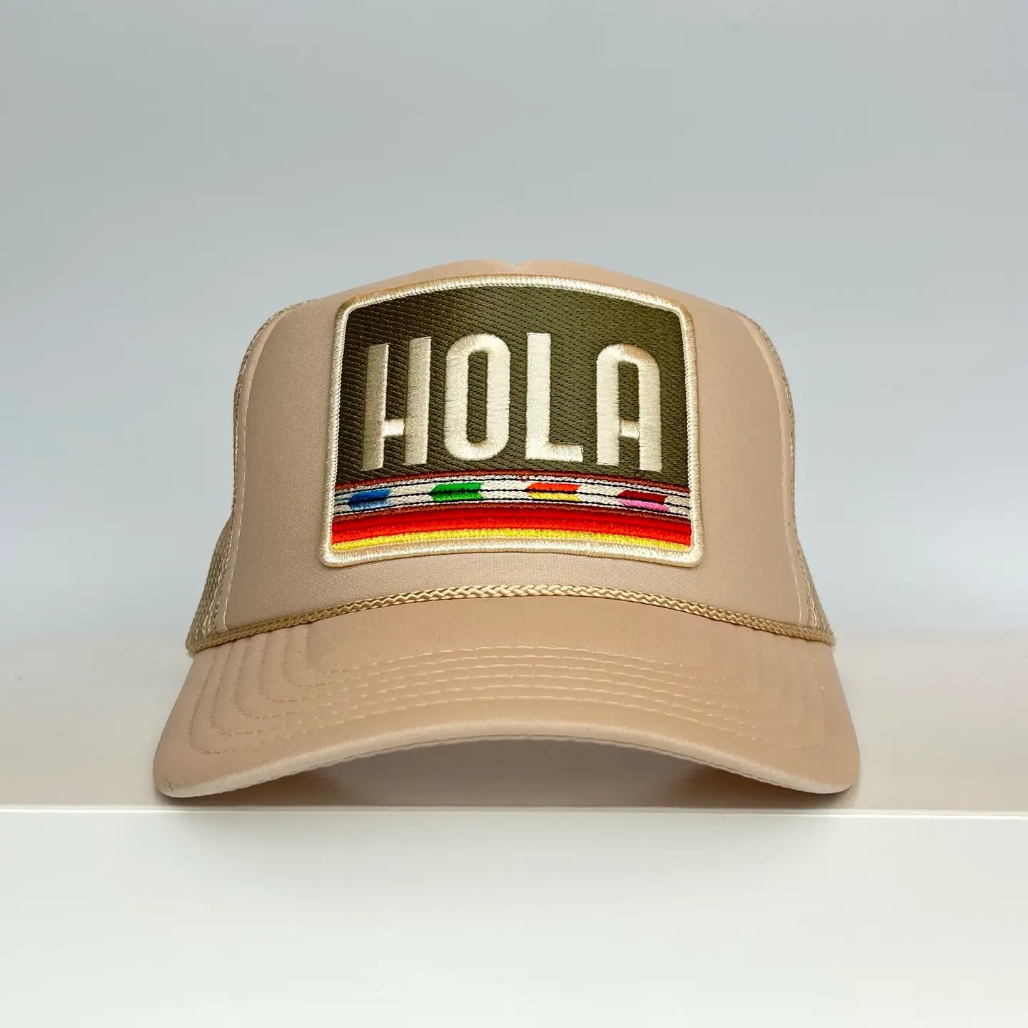 Hola Trucker Hat - Cream