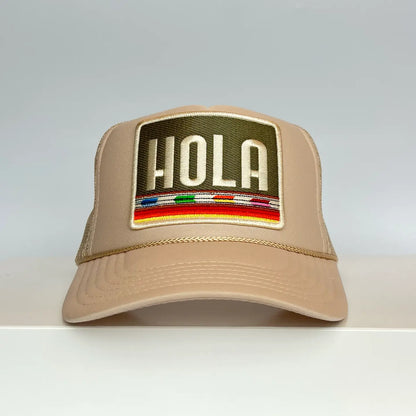 Hola Trucker Hat - Cream
