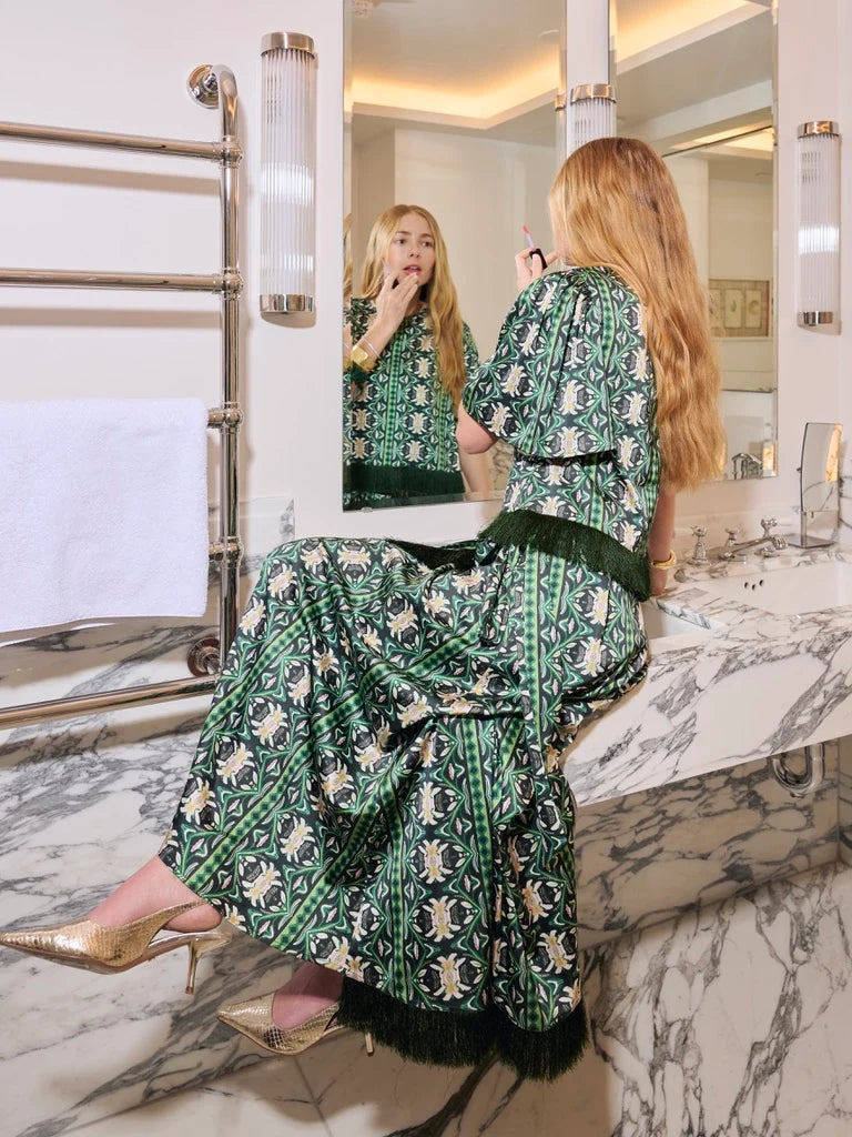 Cooper Wrap Skirt - Garland Green