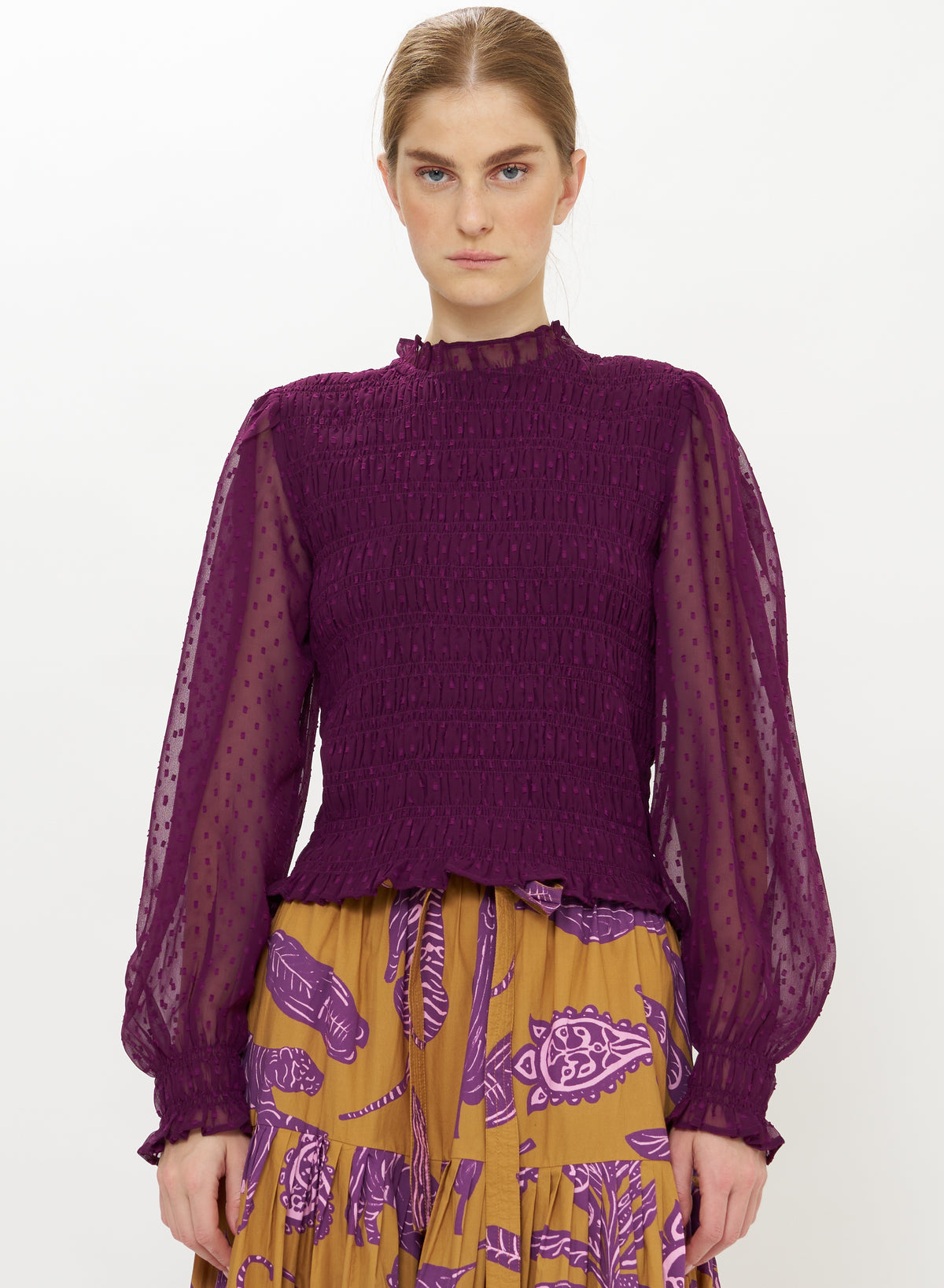 Willow Top - Geneva Plum
