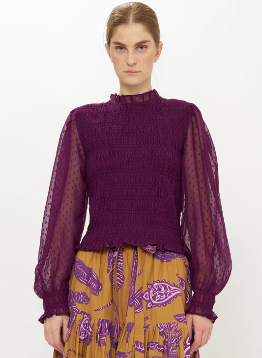 Willow Top - Geneva Plum