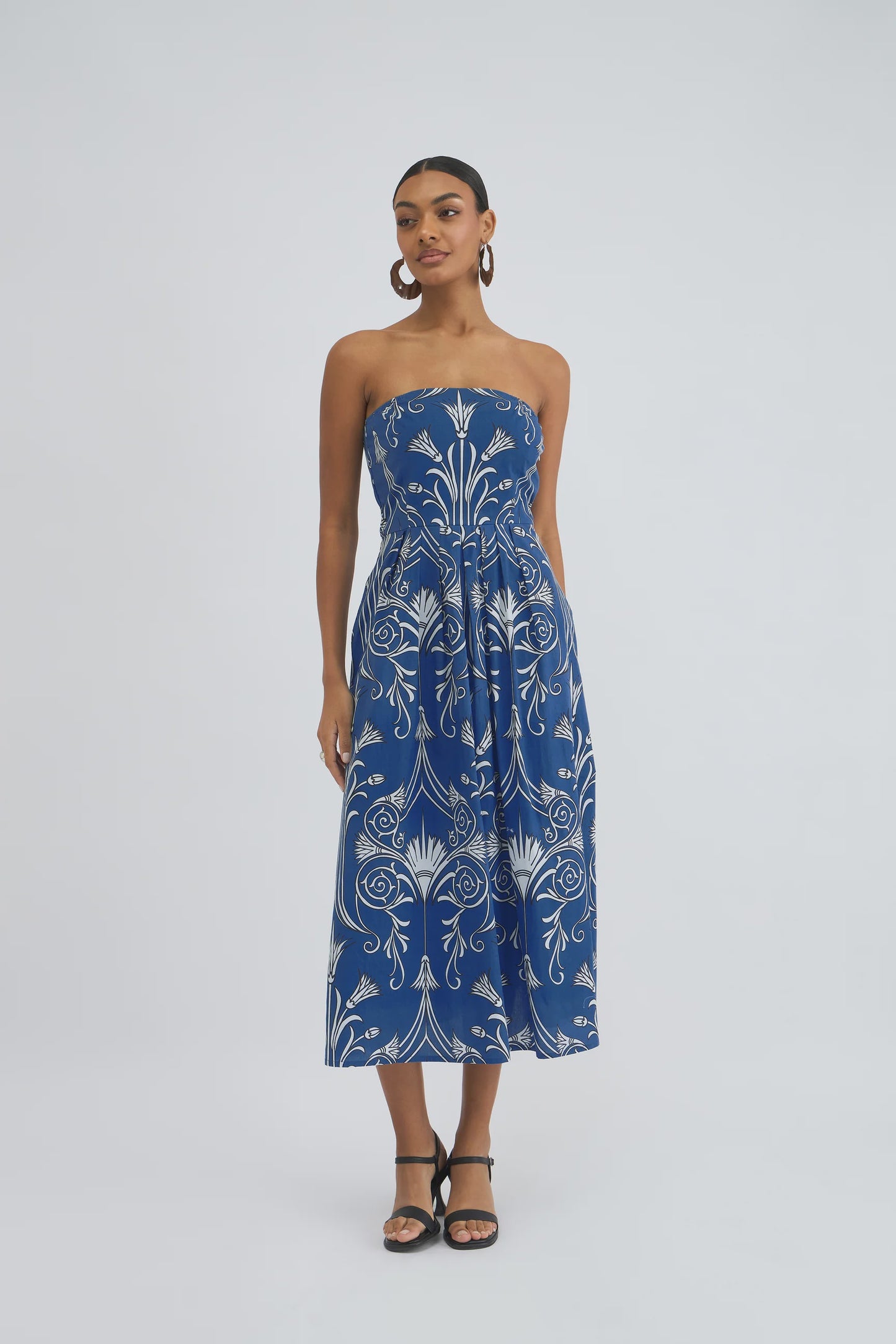 Rory Dress - Iron Veil Navy