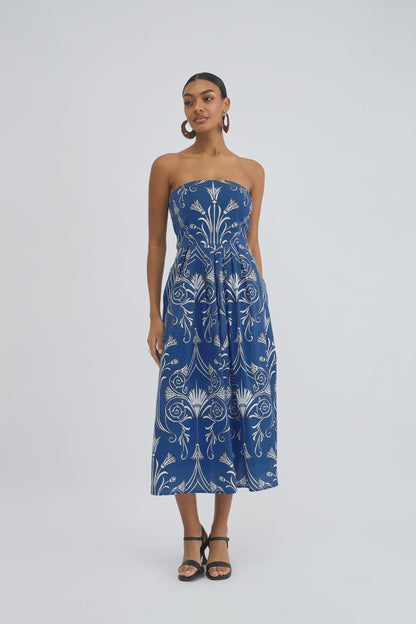 Rory Dress - Iron Veil Navy
