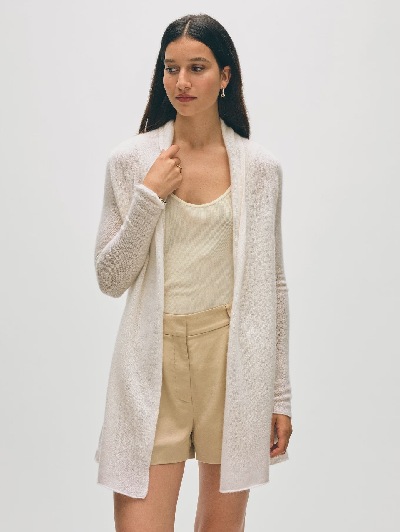 Trapeze Cardigan - Soft White