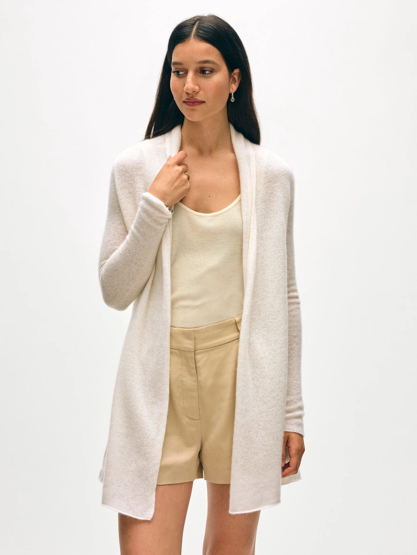 Trapeze Cardigan - Soft White