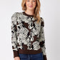 Bixby Sweater in Mocha Leopard