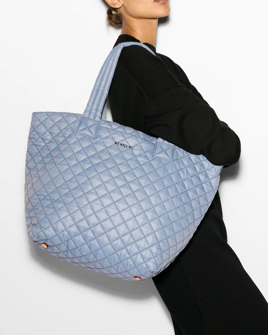 Stone Blue Medium Metro Tote Deluxe