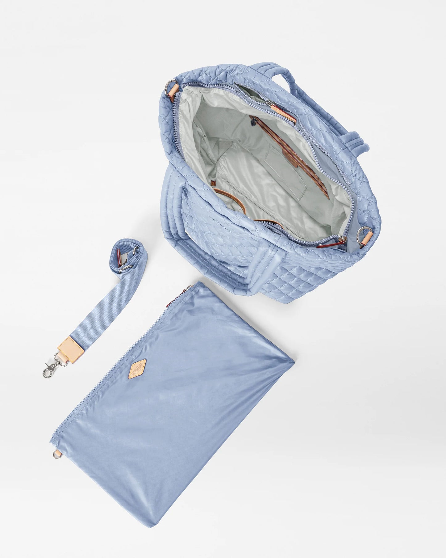 Stone Blue Medium Metro Tote Deluxe