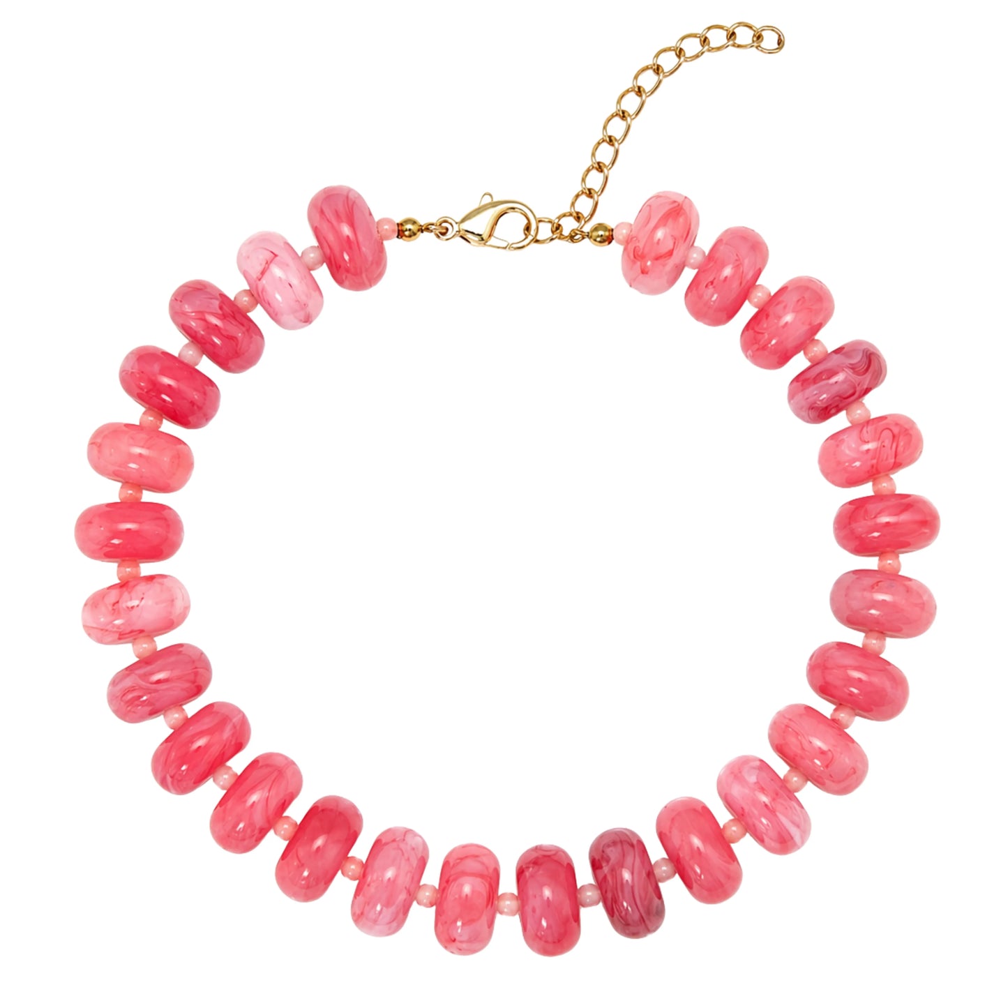 Lucia Necklace - Pink