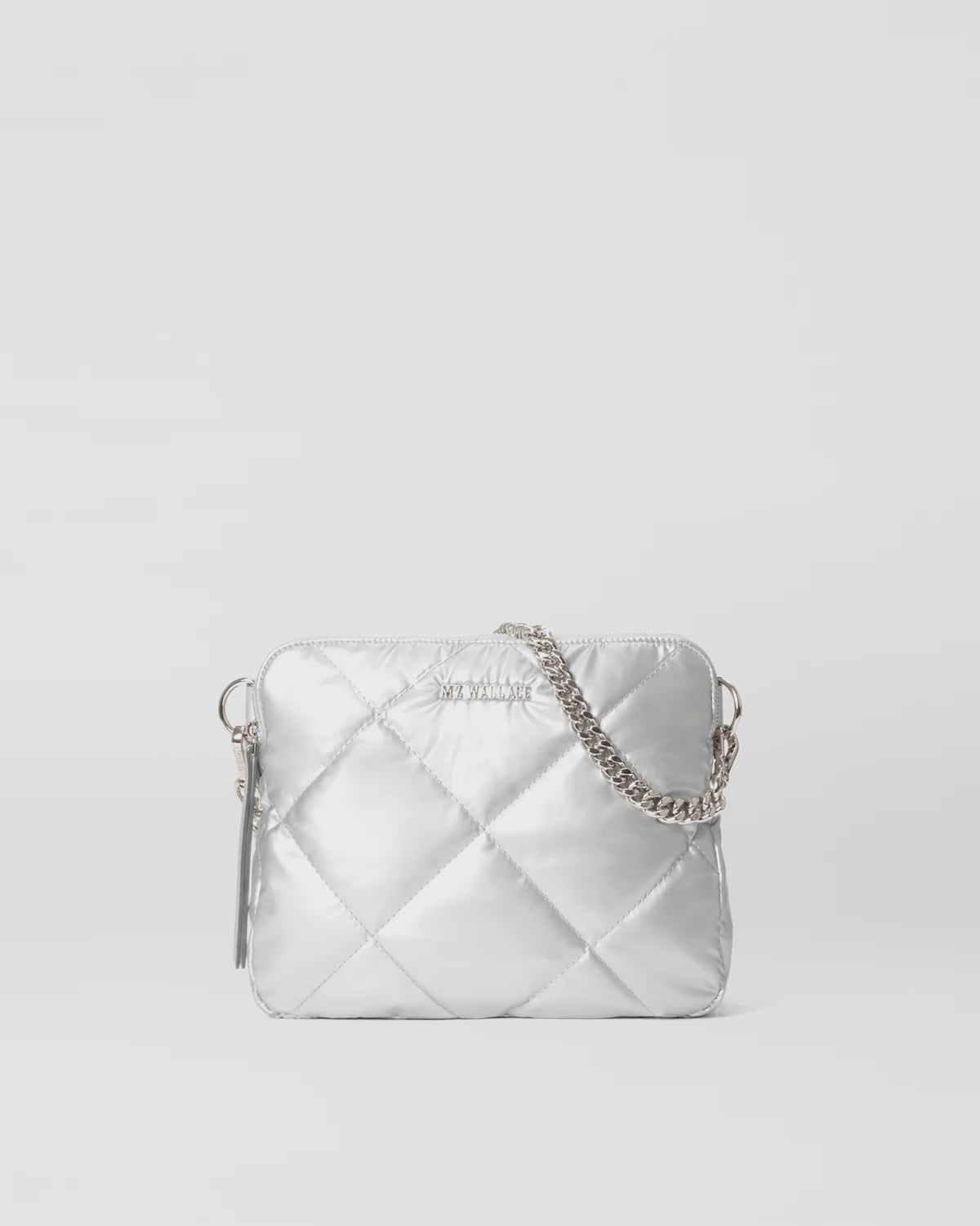 Matte Silver Madison Crossbody II