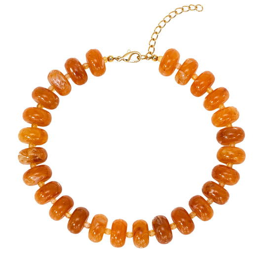 Lucia Necklace - Amber