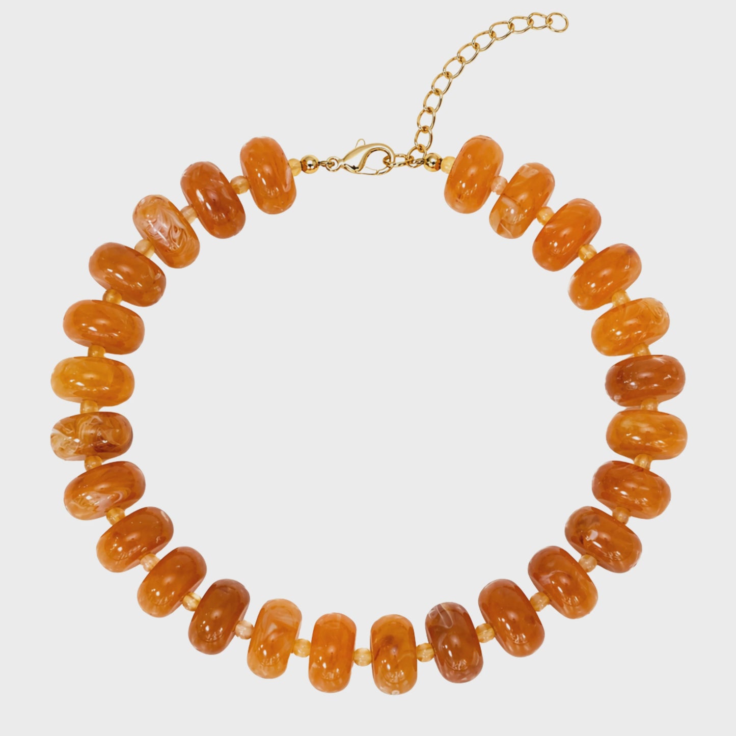 Lucia Necklace - Amber