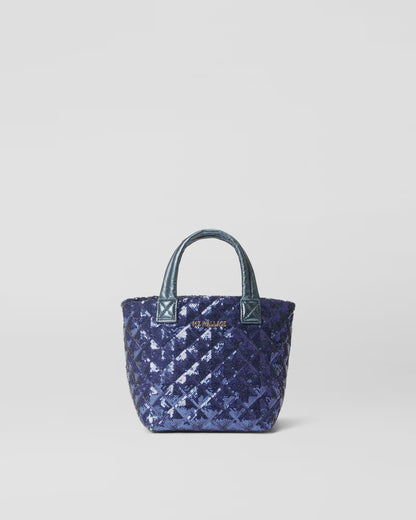Sapphire Sequin Micro Metro Tote Deluxe