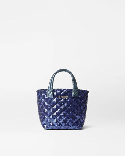 Sapphire Sequin Micro Metro Tote Deluxe