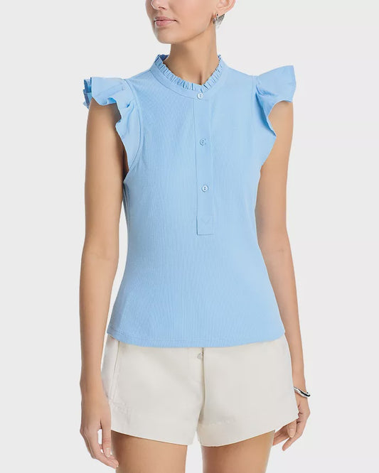 Monroe Top - Bazaar Blue