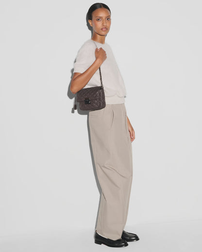 Espresso Small Crosby Lock Crossbody