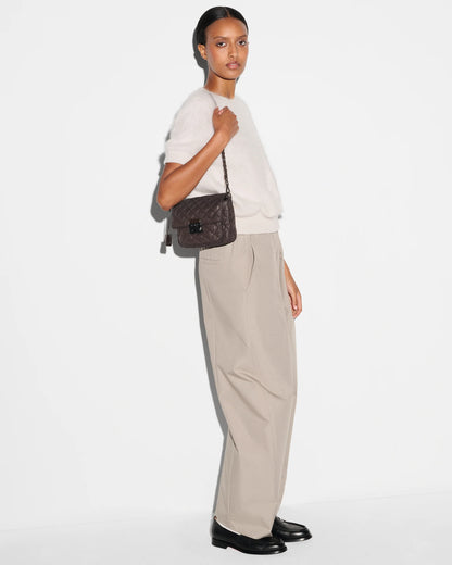 Espresso Small Crosby Lock Crossbody
