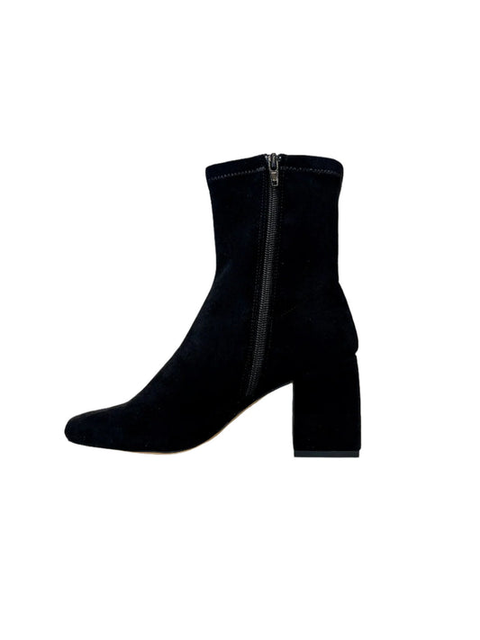 Carina Boot - Black Suede