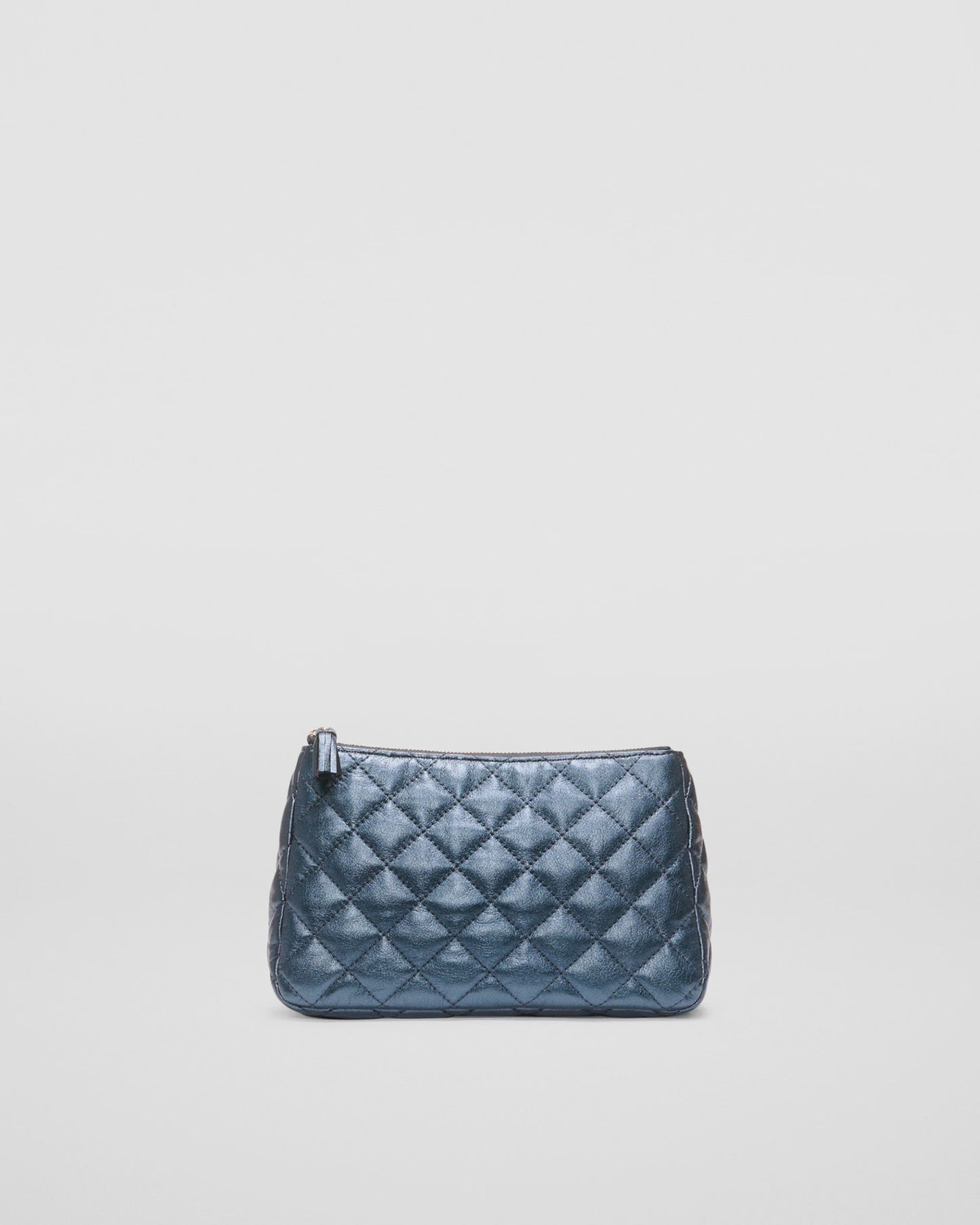 Midnight Metallic Leather Medium Luna Cosmetic