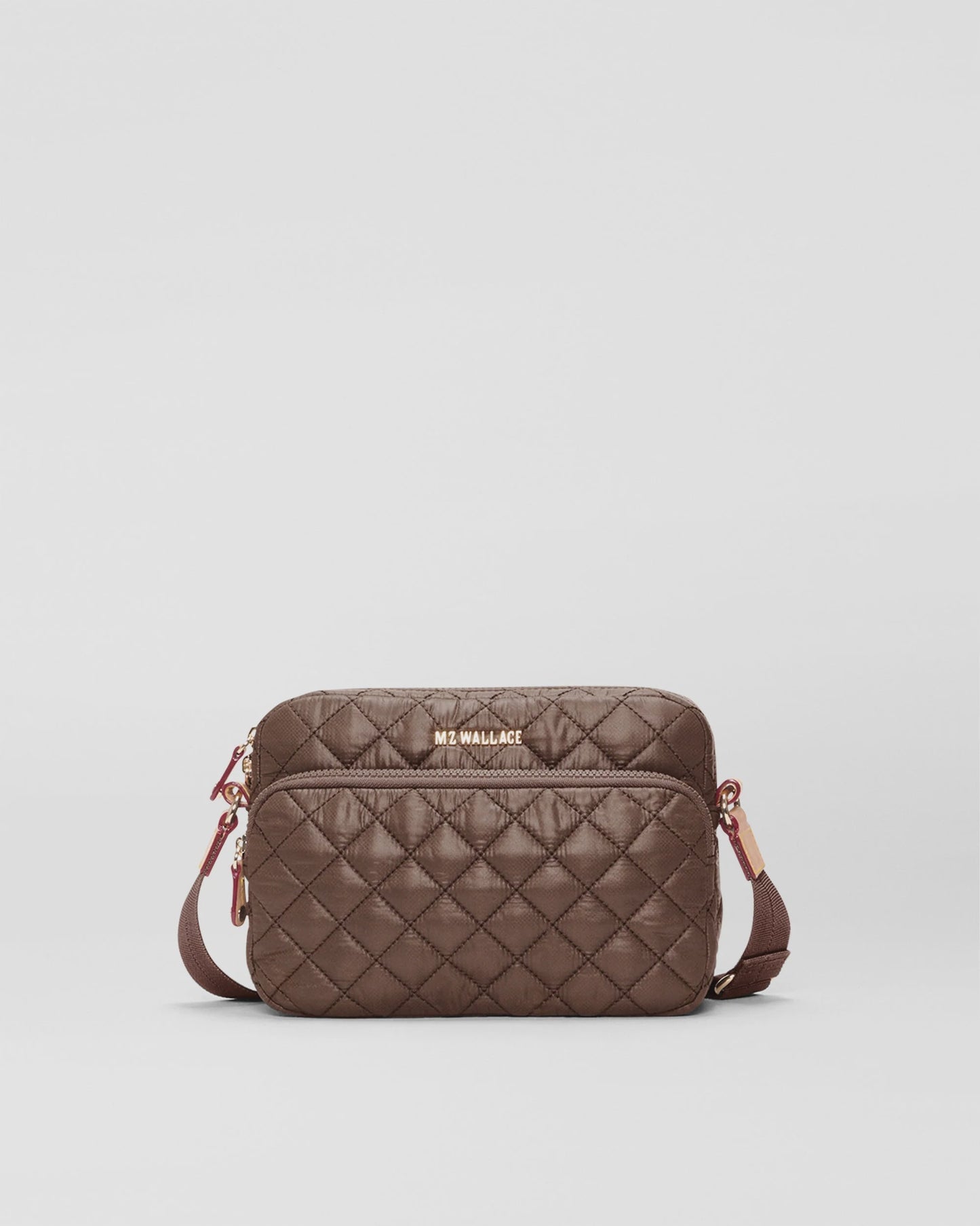 Walnut Small Metro Camera Crossbody Bag II
