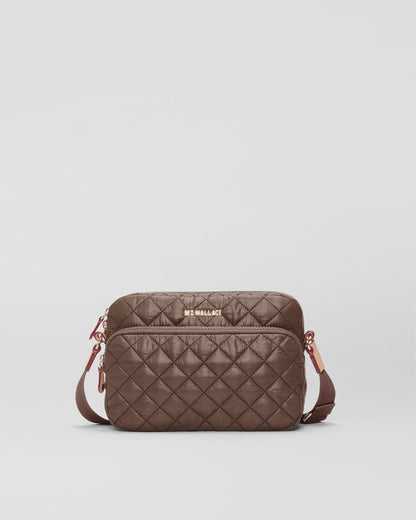 Walnut Small Metro Camera Crossbody Bag II