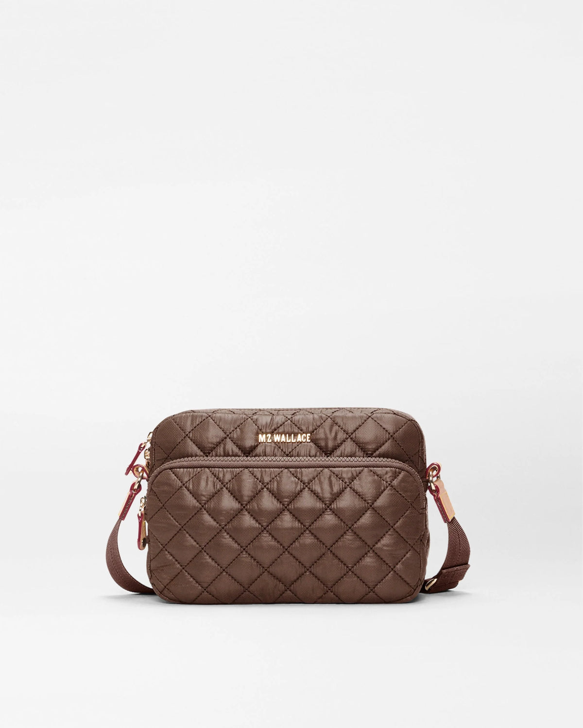 Walnut Small Metro Camera Crossbody Bag II