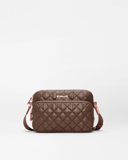 Walnut Small Metro Camera Crossbody Bag II