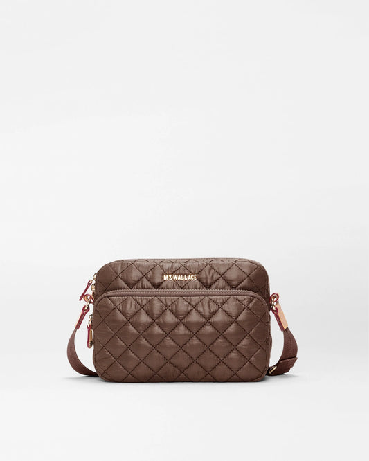Walnut Small Metro Camera Crossbody Bag II