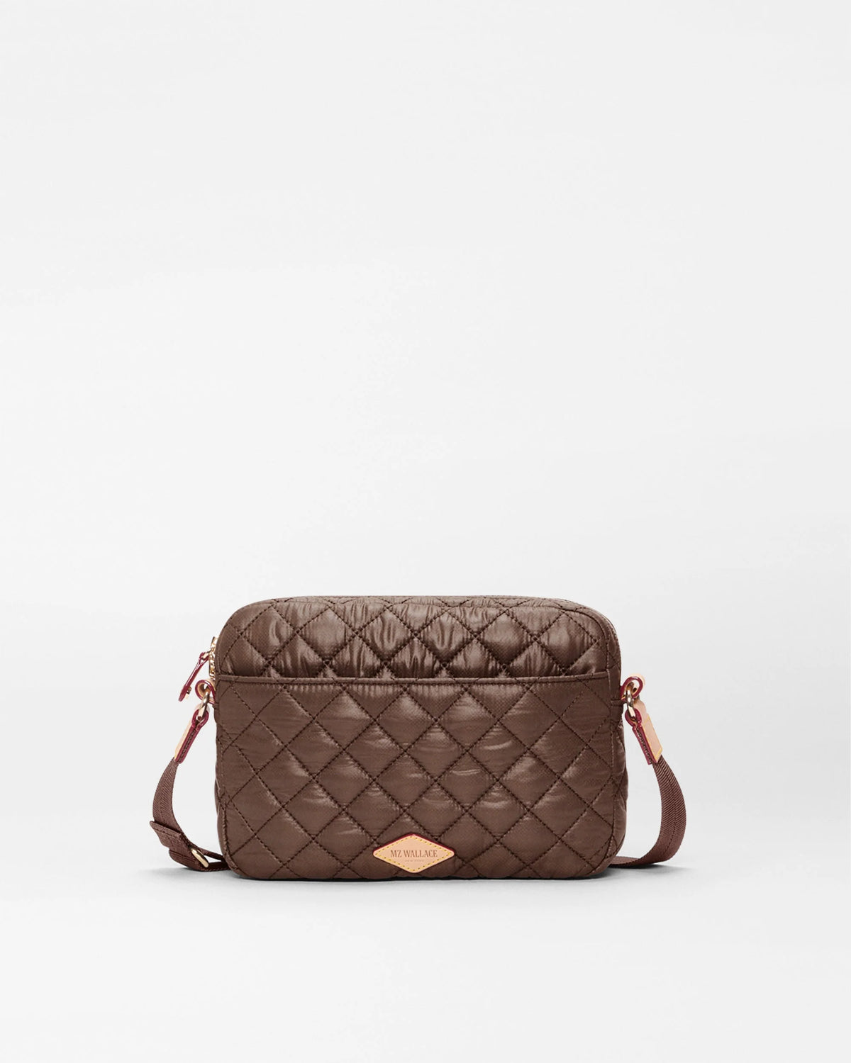 Walnut Small Metro Camera Crossbody Bag II
