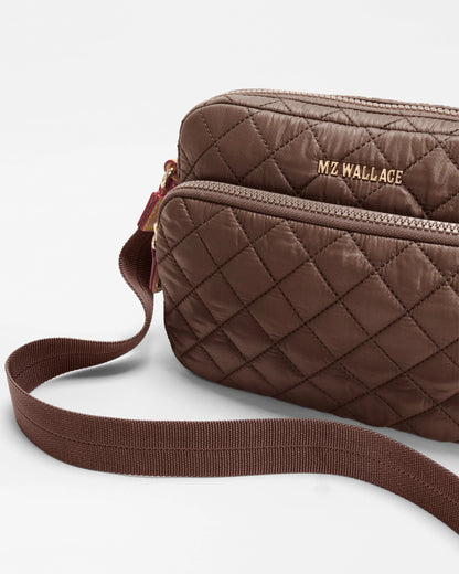 Walnut Small Metro Camera Crossbody Bag II