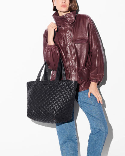 Black Medium Metro Tote Deluxe II