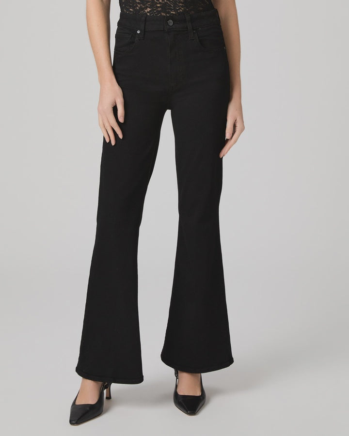 Marlow Skimmer Flare Jean - Black Shadow