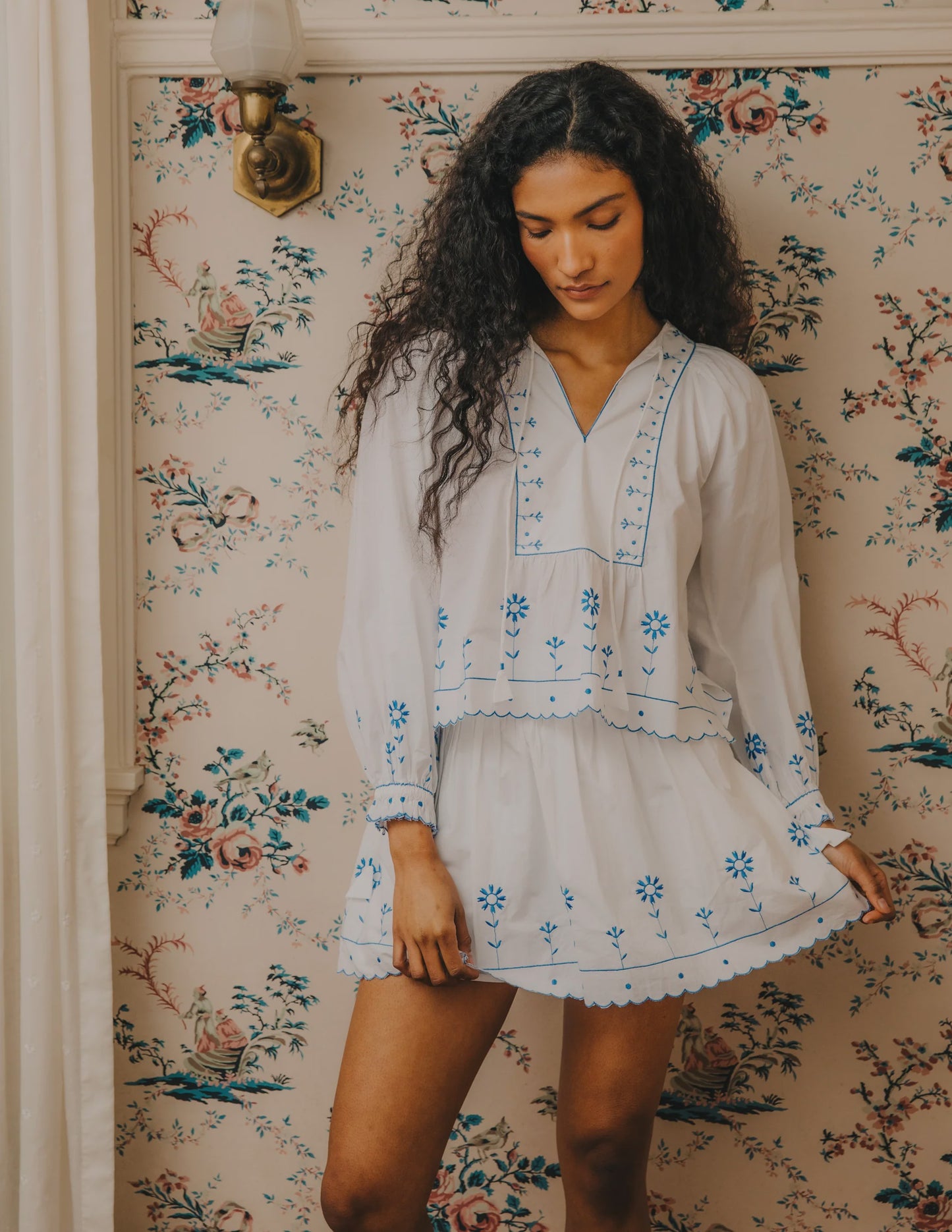 Bessie Skirt - Margaret Embroidery