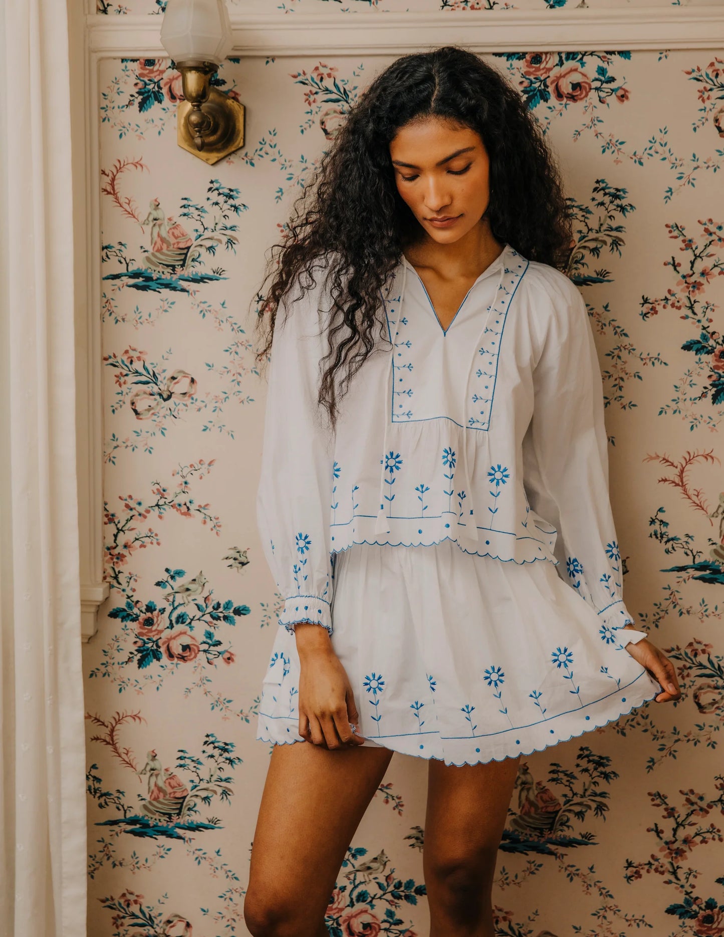 Bessie Skirt - Margaret Embroidery