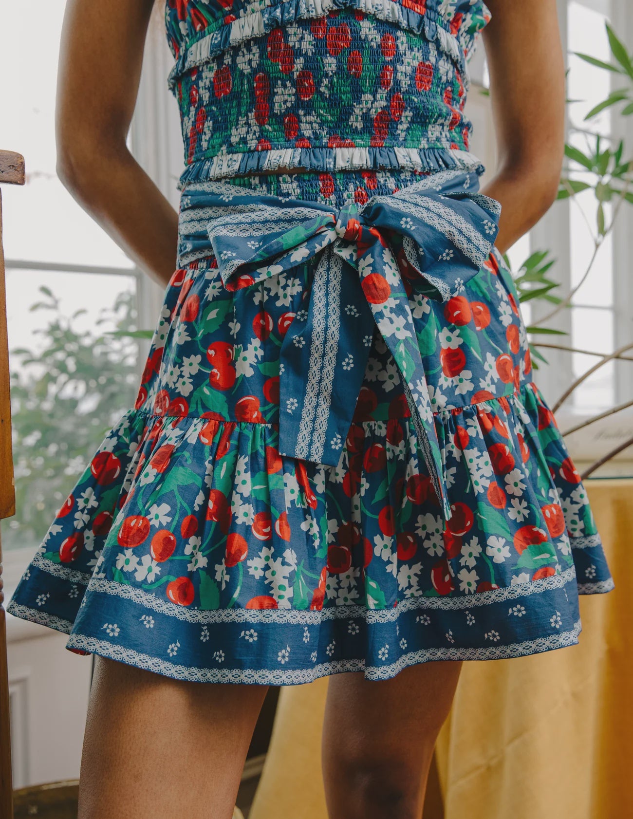 Ruby Skirt - Miss Cherry Print