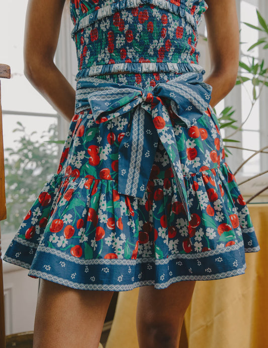 Ruby Skirt - Miss Cherry Print