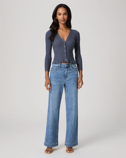 Anessa 31" Wide Leg Jean w/ Braided Pocket