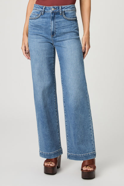 Anessa 31" Wide Leg Jean w/ Braided Pocket