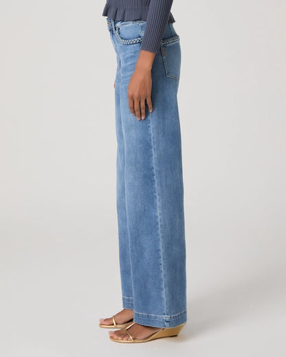 Anessa 31" Wide Leg Jean w/ Braided Pocket