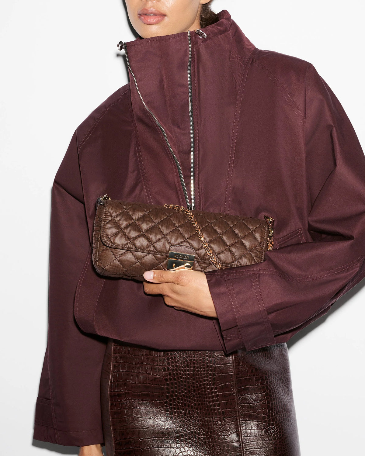 Walnut Brown Crosby Lock Baguette