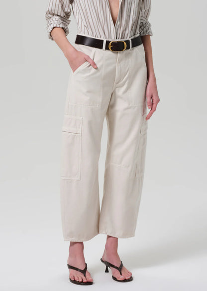 Marcelle Low Slung Easy Cargo In Almondette